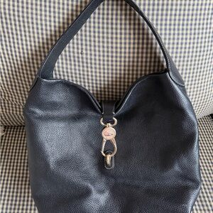 Dooney & Bourke Lucca Black Leather Hobo Bag